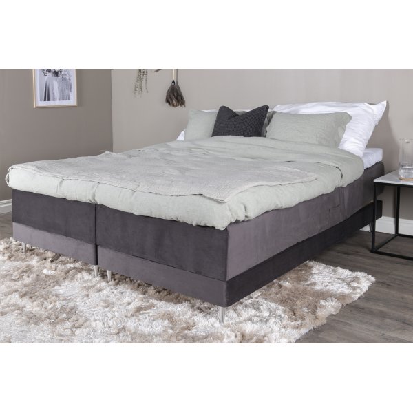 Vansbro sng 180 x 200 cm Fast - Mrkgr sammet