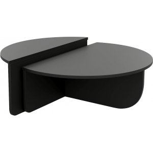 Podium salontafel 90 cm - Zwart