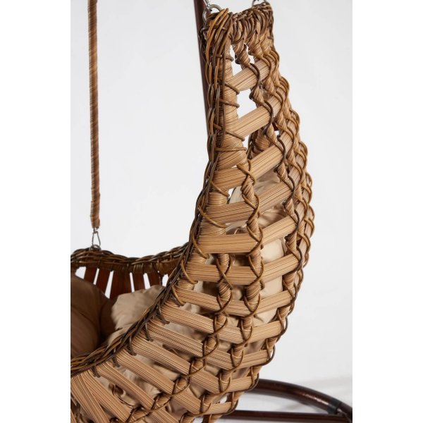 Alcazar hngstol - Brun + Flckborttagare fr mbler