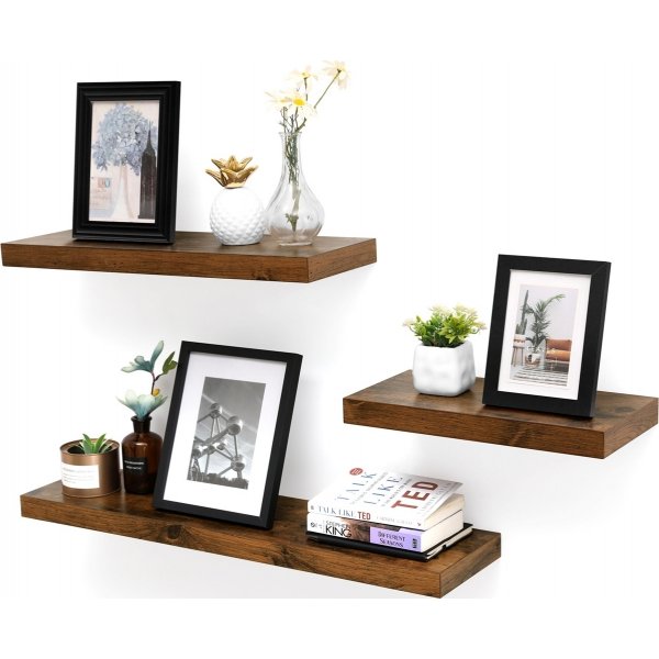 Sussex vägghylla 80 x 20 cm - Brun Sussex vägghylla 80 x 20 cm - Brun