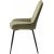 Chaise Carina en velours vert olive motif losanges