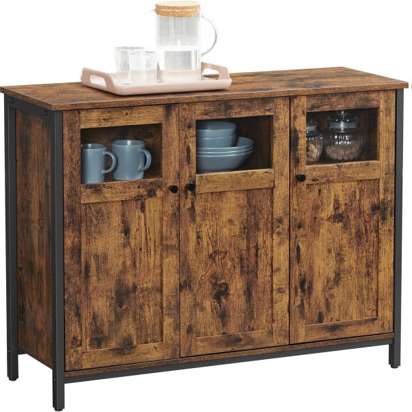 Buffet Eldin 100 cm - Marron/noir Buffet Eldin 100 cm - Marron/noir