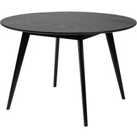 Katie runt matbord ø115 cm - Svartbetsad ask Katie runt matbord ø115 cm - Svartbetsad ask