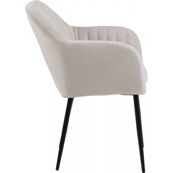 Emilia fauteuil - Beige/zwart