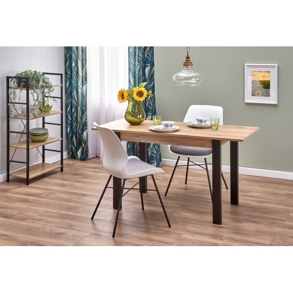 Table à manger Dulce 100-138 cm - Noir Table à manger Dulce 100-138 cm - Noir