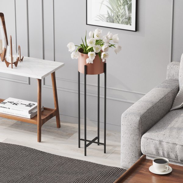 Plato 25 kruka - Svart/koppar Plato 25 kruka - Svart/koppar