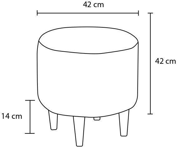 Pouf Findik - Gris foncé Pouf Findik - Gris foncé