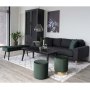 Lido 3-sits soffa - Mrkgr