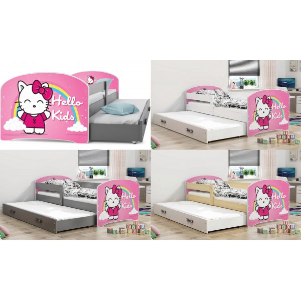 Vejle barnsäng med extrabädd 80 x 160 cm - Valfri sticker & färg Vejle barnsäng med extrabädd 80 x 160 cm - Valfri sticker & färg