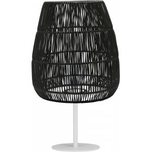 Lampe de table Agnar Saigon pour extrieur - Noir/Blanc - 71 cm