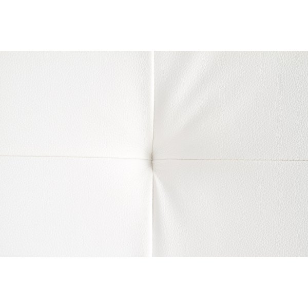 Klara 160x200 cm sängram med huvudgavel i vitt konstläder Klara 160x200 cm sängram med huvudgavel i vitt konstläder