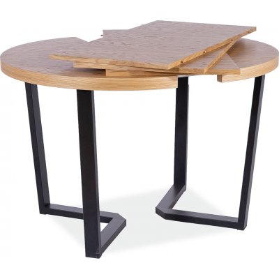 Parker matbord 100-250 cm - Ek/svart