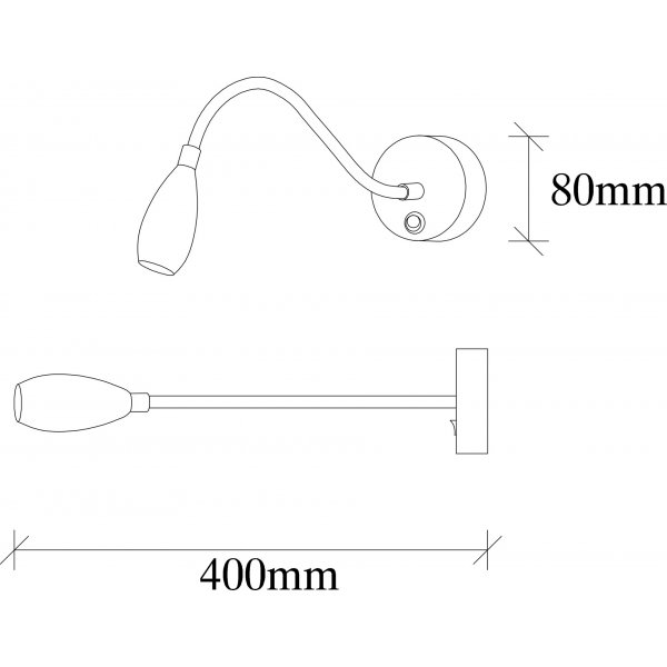 Remedy wandlamp 3252 - Vintage
