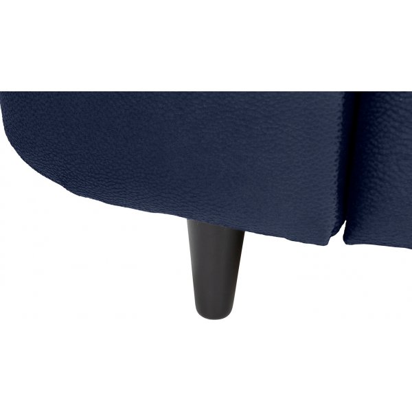 Matras hrnbddsoffa med ppet avslut hger - Bl