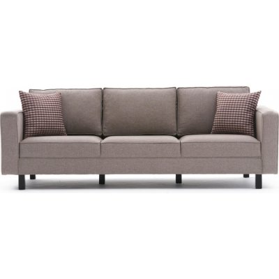 Kale 3-sits soffa - Grddvit linne