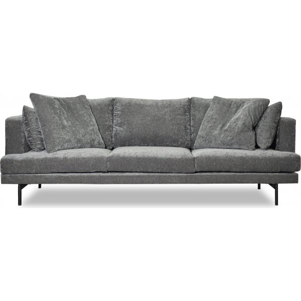 Smilla 3-sits soffa i grtt tyg