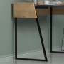 Ron skrivbord 103,6x56,8 cm - Antracit/ek