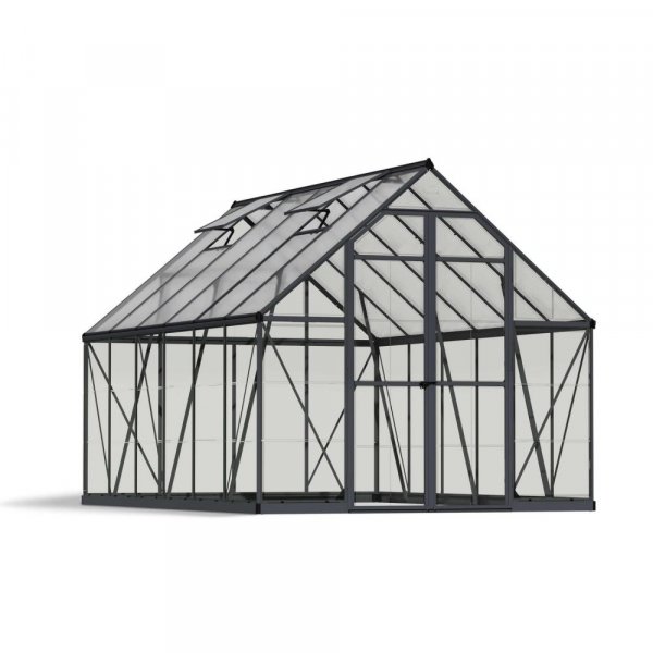Växthus Balance Grå - 8,8 m² + Växthus Balance Grå - 8,8 m² +