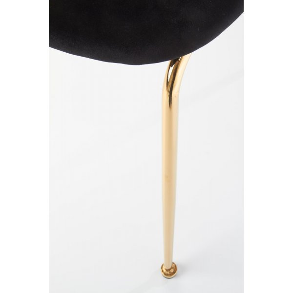 Chaise de salle  manger Cadeira 385 - Noir