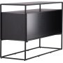 Kingsport avlastningsbord 120 x 45 cm - Svart