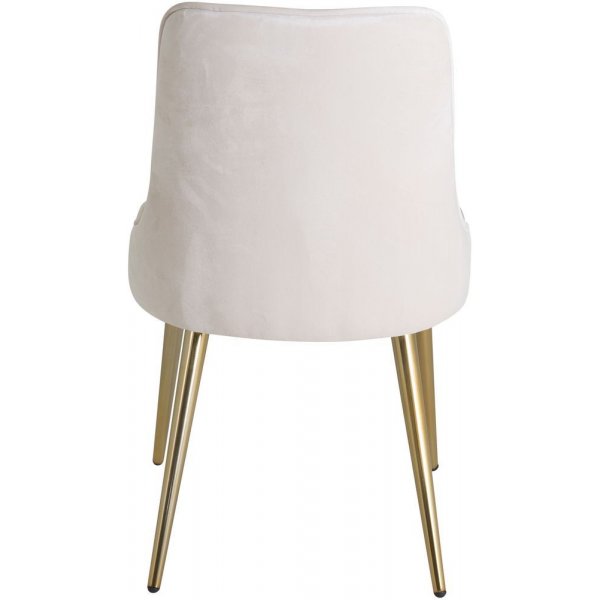Chaise de salle à manger Alice Deluxe - Beige/laiton Chaise de salle à manger Alice Deluxe - Beige/laiton
