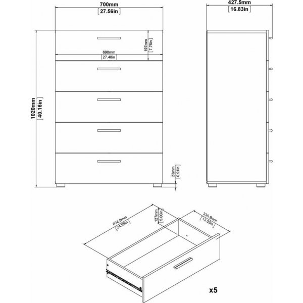 Pepe byr med 5 ldor - Vit