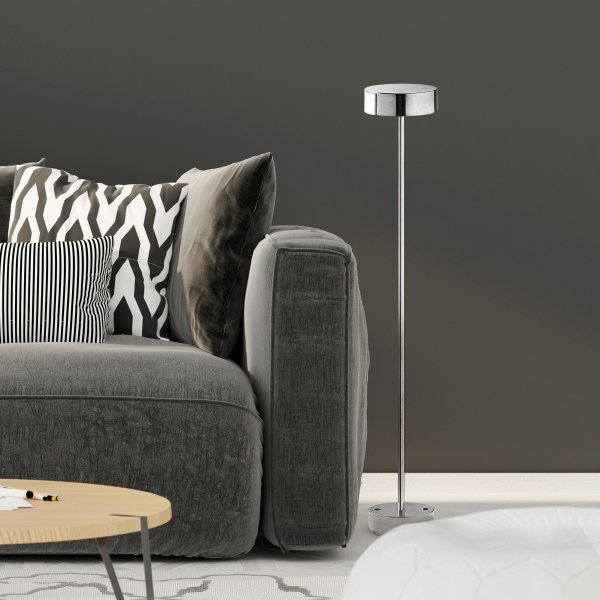 Kay golvlampa - Krom