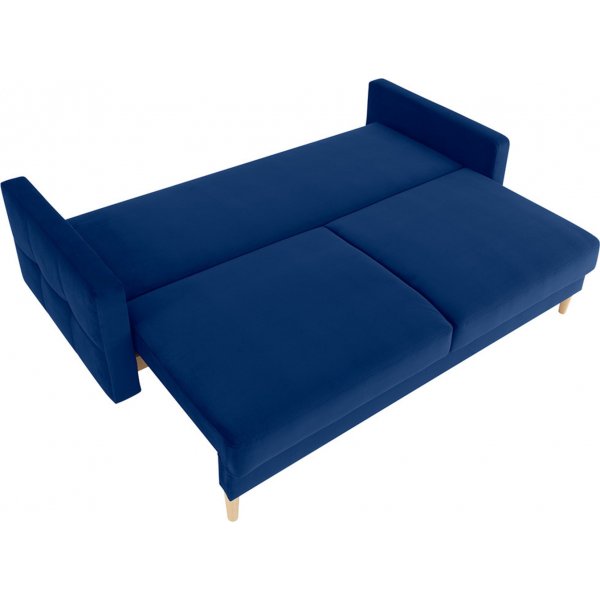 Canapé-lit 3 places Noret - Bleu Canapé-lit 3 places Noret - Bleu