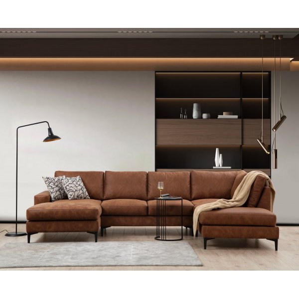 Braga u-soffa höger - Camel Braga u-soffa höger - Camel
