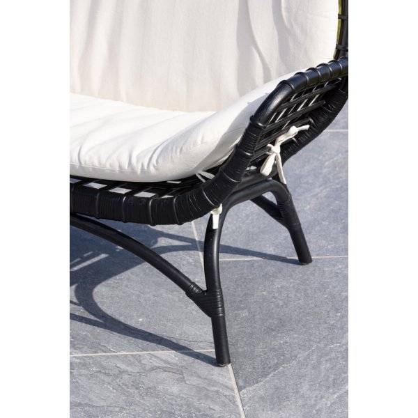 Moana 3-sits soffa - Svart Moana 3-sits soffa - Svart