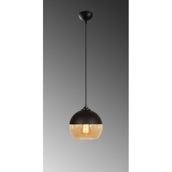 Plafonnier Camini 869 - Noir/miel Plafonnier Camini 869 - Noir/miel