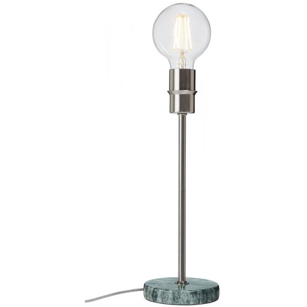 Converto bordslampa - Gr marmor/mssing