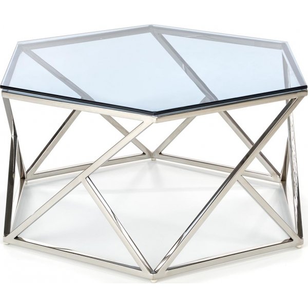 Table basse Dove 80 x 70 cm - Verre fumé Table basse Dove 80 x 70 cm - Verre fumé