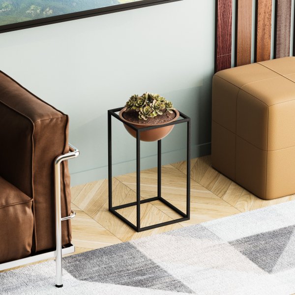 Pot Plato 22 - Noir/cuivre