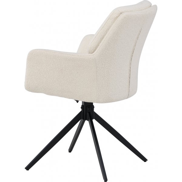 Manchi matstol - Vit/svart Manchi matstol - Vit/svart