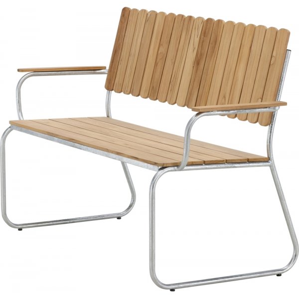 Holmsund sittbänk - Natur/Silver Holmsund sittbänk - Natur/Silver