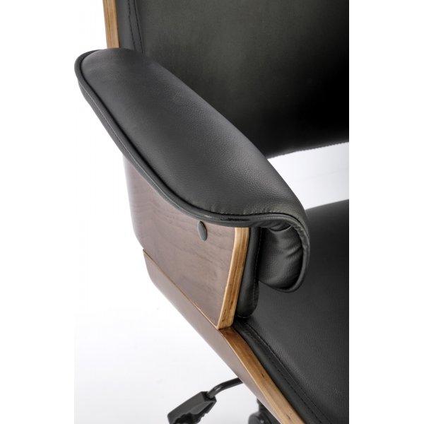 Fauteuil Weber - Noyer/noir