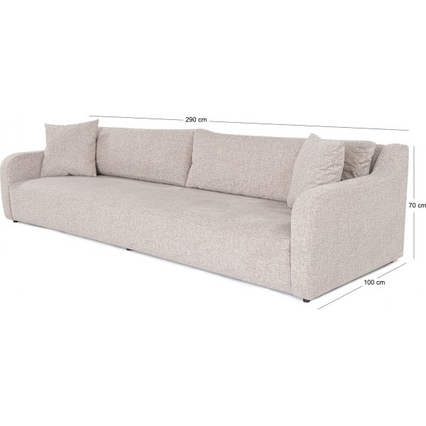 Canapé divan latéral gauche - Gris clair Canapé divan latéral gauche - Gris clair