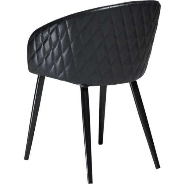 Dual karmstol - Vintage svart