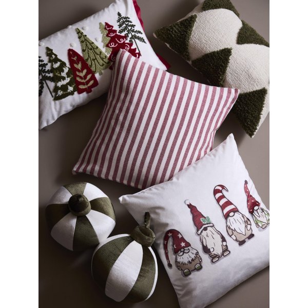 Familj kuddfodral 45 x 45 cm - Offwhite Familj kuddfodral 45 x 45 cm - Offwhite