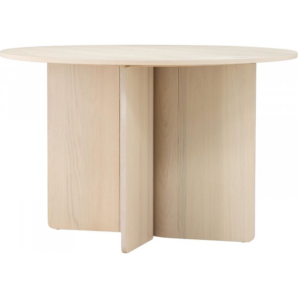 Table à manger Tyresö Ø120 cm - Blanchi Table à manger Tyresö Ø120 cm - Blanchi