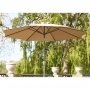Houston parasoll 300 cm - Beige