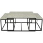 Thorborg soffbord set 80x80 | 73x38 cm - Betong