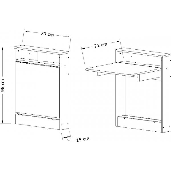 Table pliante avec supports - Marbre de Carrare Table pliante avec supports - Marbre de Carrare