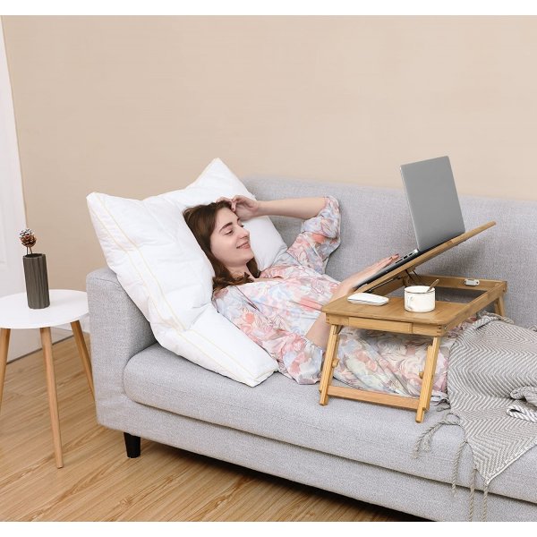 Table pour ordinateur portable Matti - Bambou Table pour ordinateur portable Matti - Bambou