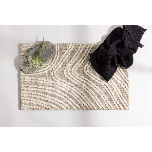 Vera matta 50 x 80 cm - Beige/vit Vera matta 50 x 80 cm - Beige/vit