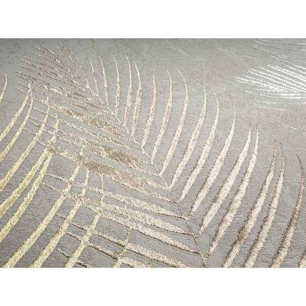 Creation Leaf maskinvävd matta Silver Creation Leaf maskinvävd matta Silver