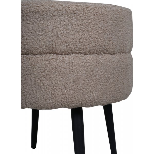 Pouf Mariana - Peluche beige Pouf Mariana - Peluche beige