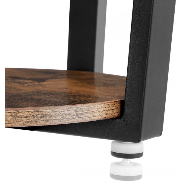 Table d'appoint Janna 50 cm - Marron/noir