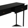 Flash konsolbord 100 x 31 cm - Svart / Mssing